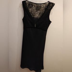 4/$20 Vintage black lace cocktail dress